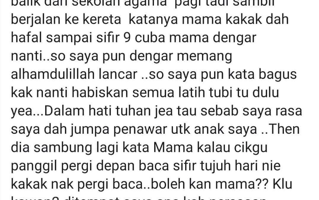 Sudahkah Anak Anda Hafal Sifir dan Kuasai Pecahan?