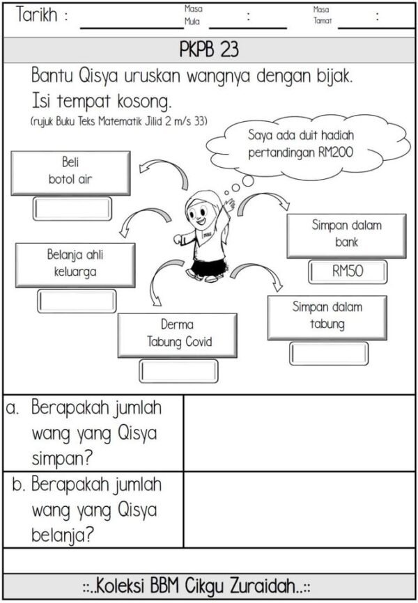 Ulangkaji Matematik Tahun 2 PKPB Vol 2 – Cikgu Fadli Online