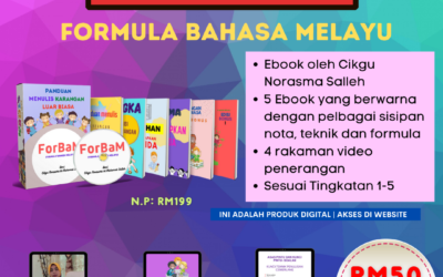 Ebook Formula Bahasa Melayu (ForBaM) untuk Tingkatan 1 hingga 5 oleh Cikgu Norasma Salleh