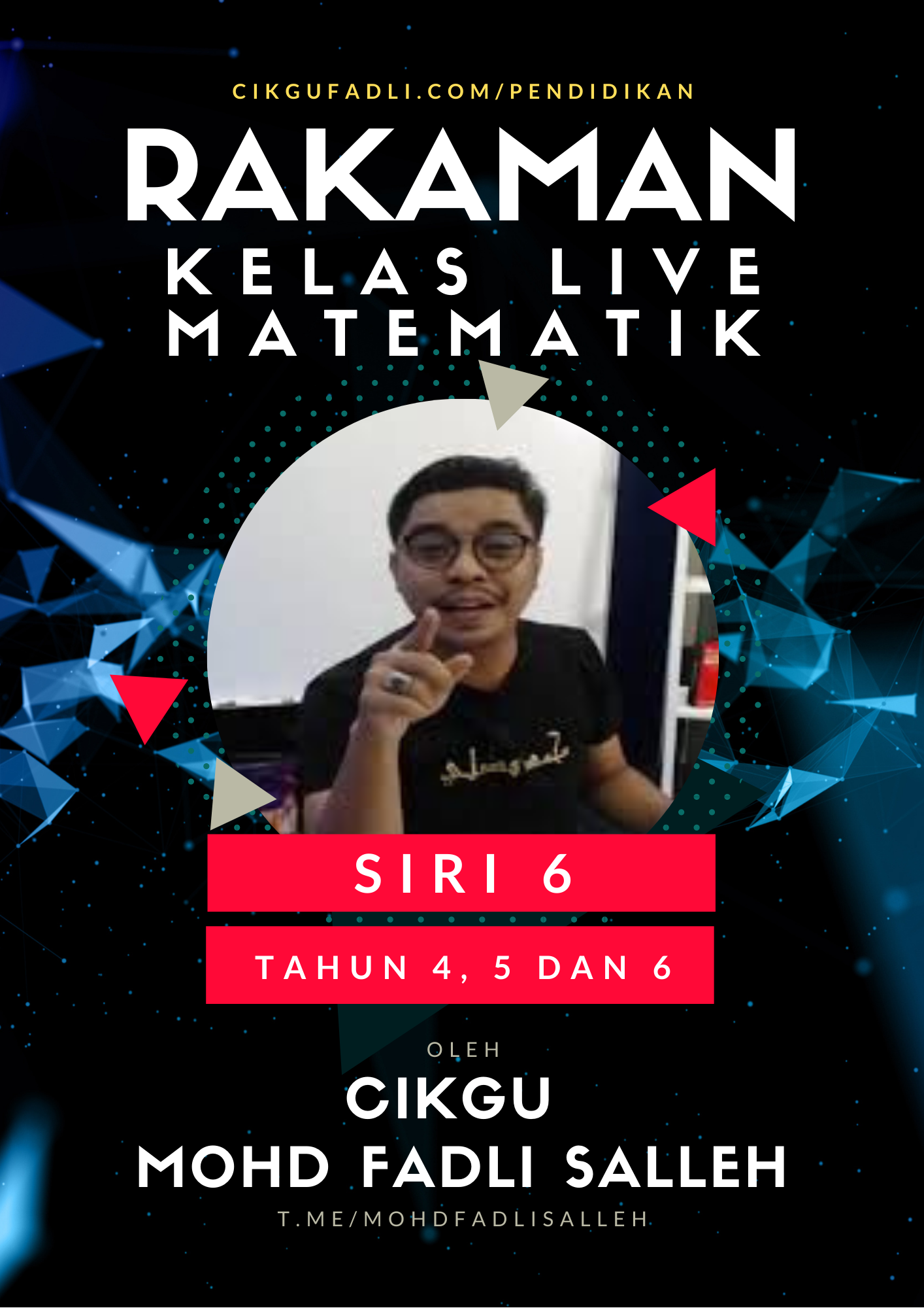 SIRI 6 Tahun 4,5 Dan 6 Rakaman Kelas Live Matematik Percuma Cikgu Mohd ...