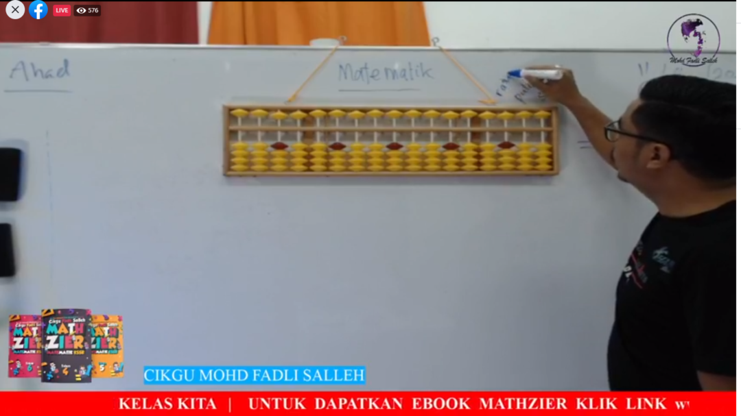 Rakaman Siri 2 Kelas Abakus Kelas Live Matematik Percuma Cikgu Mohd