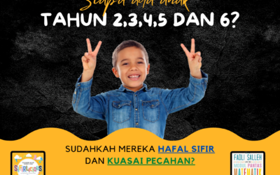 Siapa ada anak tahun 2,3,4,5 dan 6?