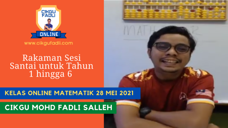Rakaman Live Cikgu Fadli Sembang Isu Pendidikan Cikgu Mohd Fadli