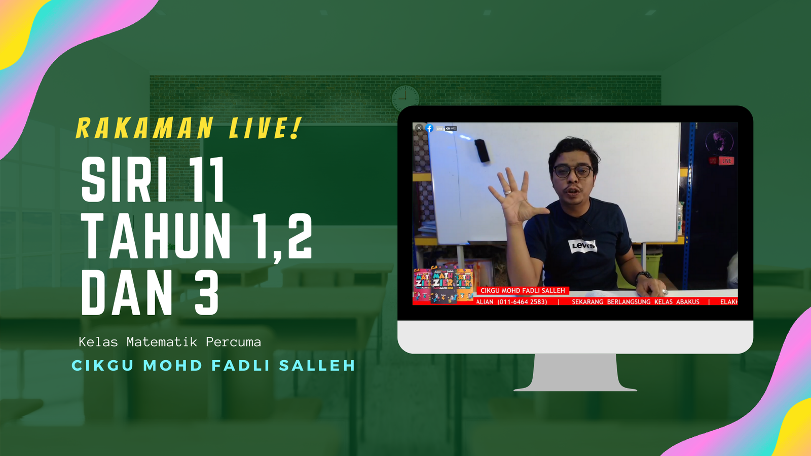 Siri 11 Tahun 1 2 Dan 3 Rakaman Kelas Live Matematik Percuma Cikgu Mohd