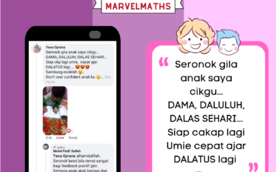 Testimoni yang kami terima dari ibubapa tentang Marvel Maths