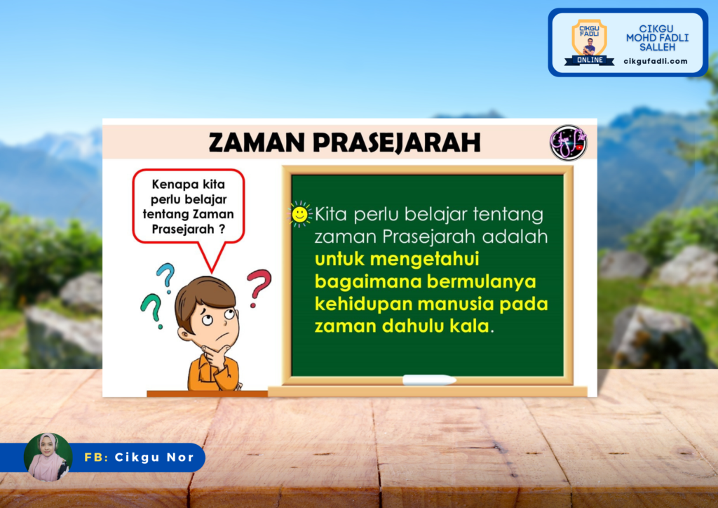 Sejarah Tahun 4 Unit 4 Zaman Prasejarah (Bahagian 1)  Cikgu Mohd