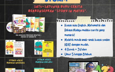 Storm merupakan satu-satunya buku cerita berkonsepkan “Story in Maths”.