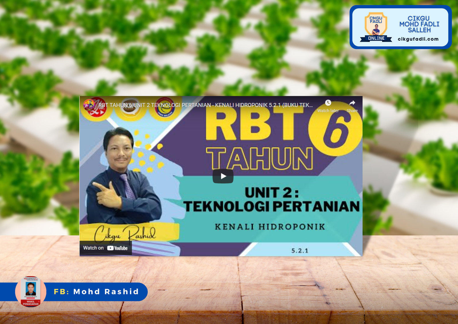 Rbt Tahun 6 Unit 2 Teknologi Pertanian 5 2 1 Mengenal Hidroponik Cikgu Mohd Fadli Salleh Online