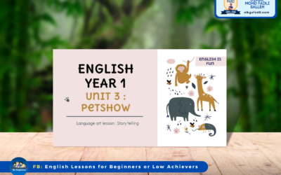 Year 1 Unit 3 – Pet Show. Language art : Storytelling & Mouse Paper Craft