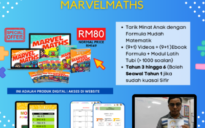 Marvel Maths ini adalah satu usaha gabungan Cikgu Mohd Fadli Salleh dan Dr Salbiah Salleh untuk membantu anak anda minat dengan subjek matematik.