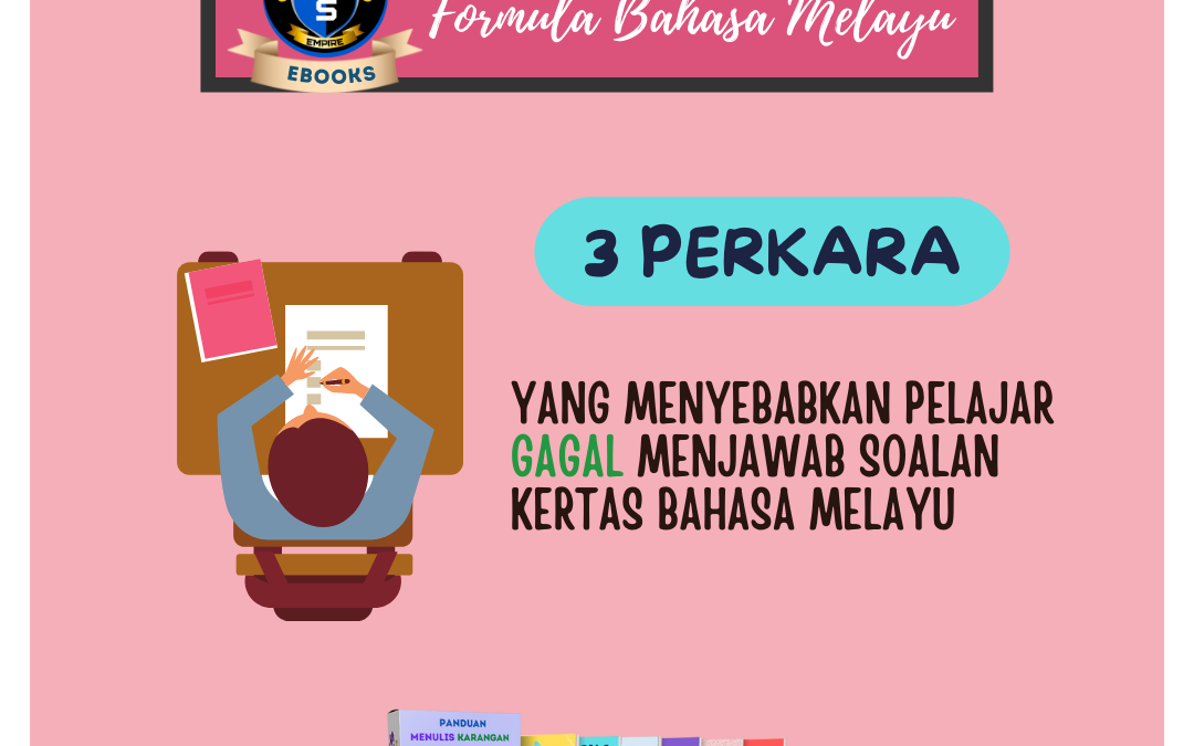 3 perkara yang menyebabkan pelajar gagal menjawab soalan kertas Bahasa Melayu