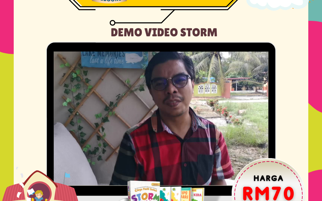 Demo salahsatu dari 3 rakaman video oleh Cikgu Mohd Fadli Salleh dalam pakej Ebook Storm