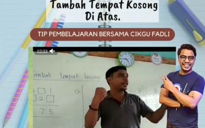 Cara selesai tambah tempat kosong di atas.