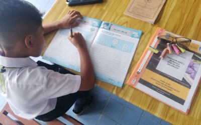 5 Orang Murid Di Bawah Seliaan Aku Dalam Program Bantu Membaca.