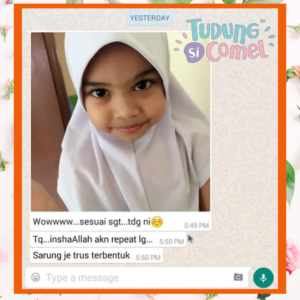 tudung-si-comel