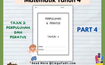 Latihan Matematik Tahun 4 Tajuk Perpuluhan dan Peratus (Part 4)