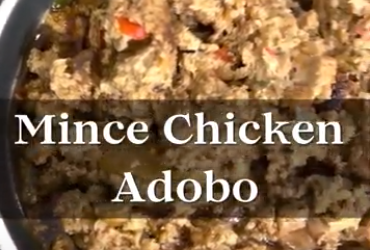 Resepi Mince Chicken Adobo Homemate Thermal Blender