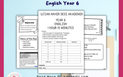 UASA (Ujian Akhir Sesi Akademik) English Year 6