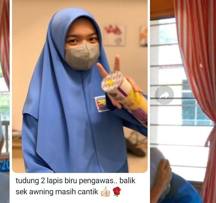 Tengok anak-anak kemas dan selesa ke sekolah nie, rasa puas hati tue lain maciam