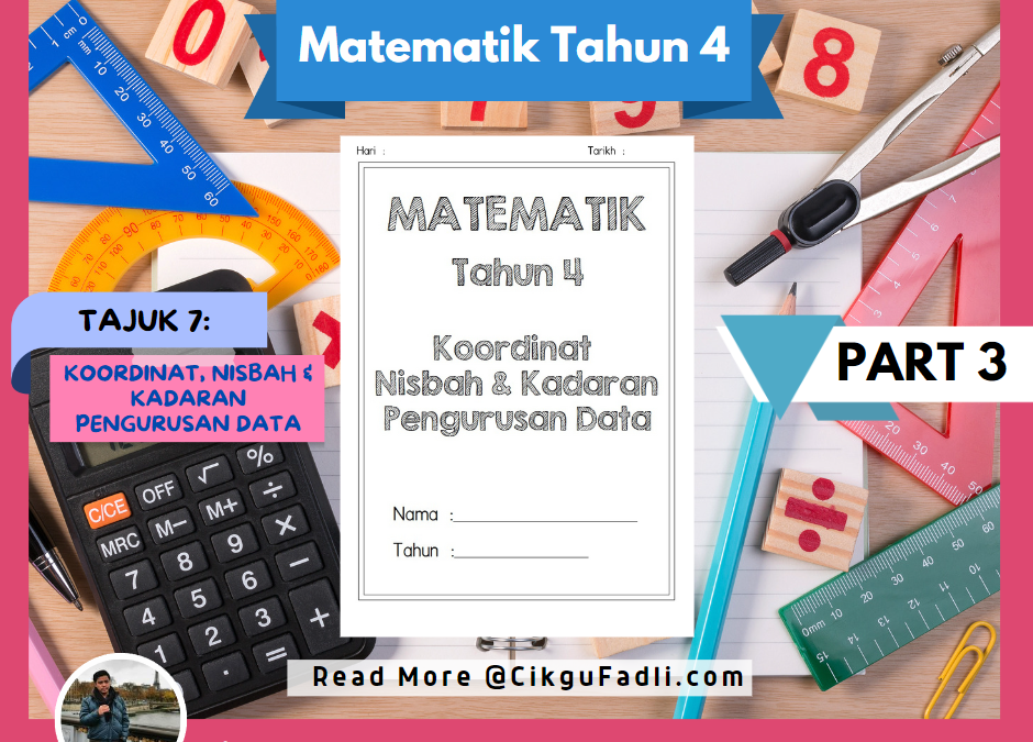 Latihan Matematik Tahun 4 Koordinat Nisbah Kadaran Perwakilan Data (Part 3)