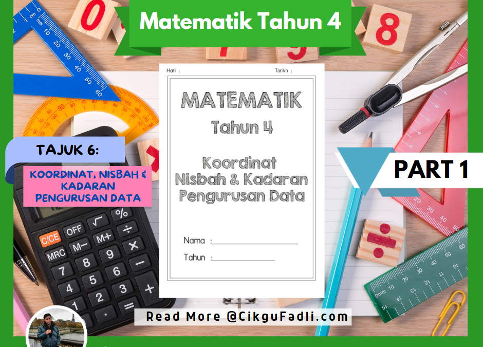 Latihan Matematik Tahun 4 Koordinat Nisbah Kadaran Perwakilan Data (Part 1)