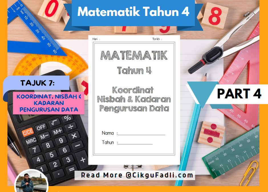 Latihan Matematik Tahun 4 Koordinat Nisbah Kadaran Perwakilan Data (Part 4)