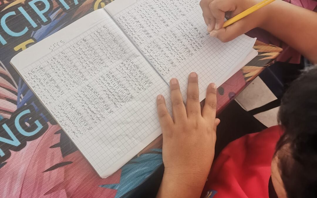 Salah satu teknik nak bagi anak-anak ingat sifir ialah dengan cara tulis berulang-ulang. Lagi banyak tulis, lagi cepat ingat.