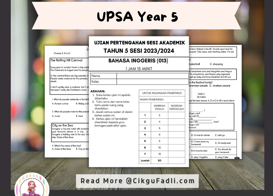UPSA Year 5