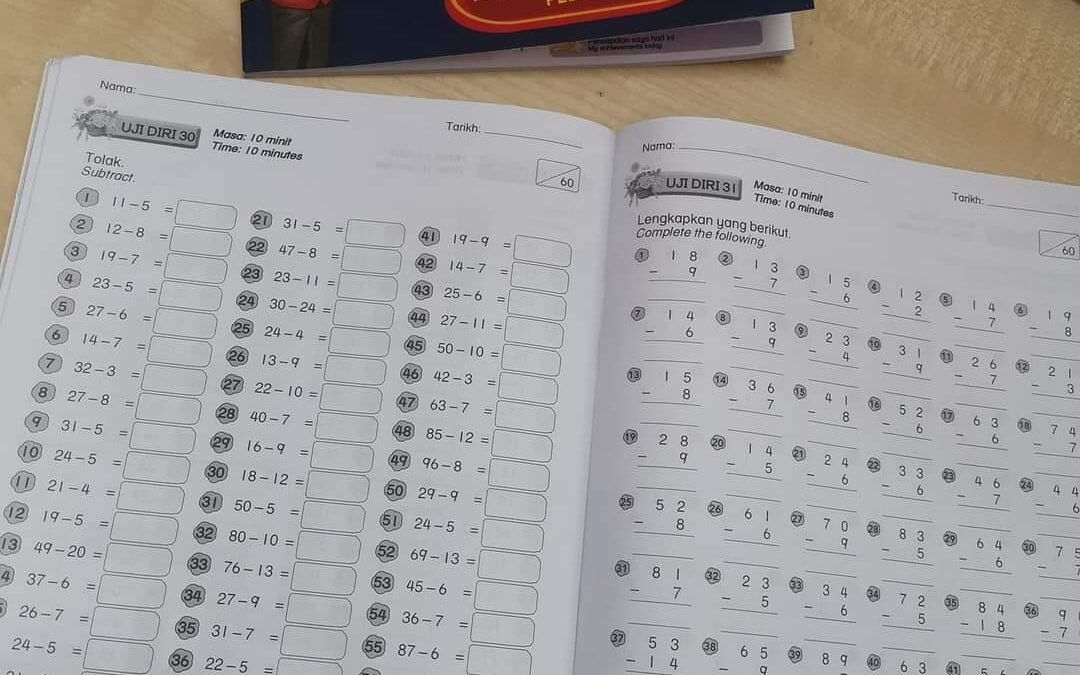 Li. Alhamdulillah dah ada murid Tahun 3 lepas ujian kali ni.