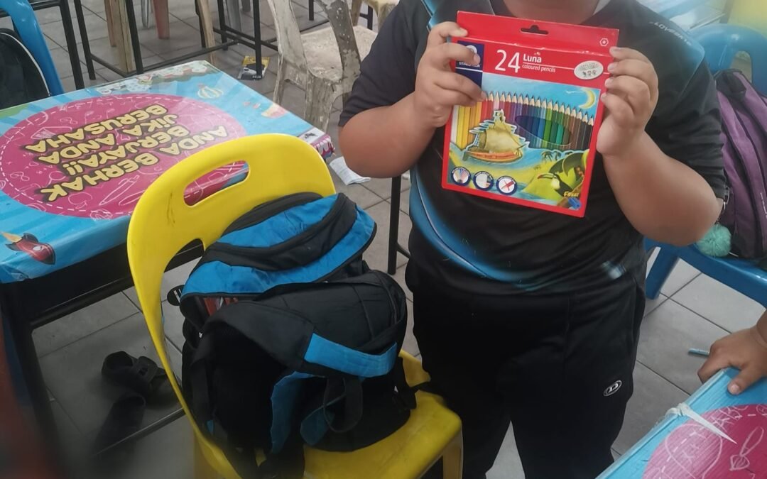 Murid ni murid pemulihan. Baca kira dia sangat lemah