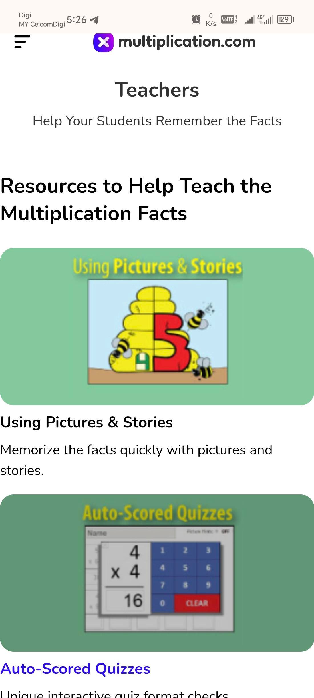 multiplication-website