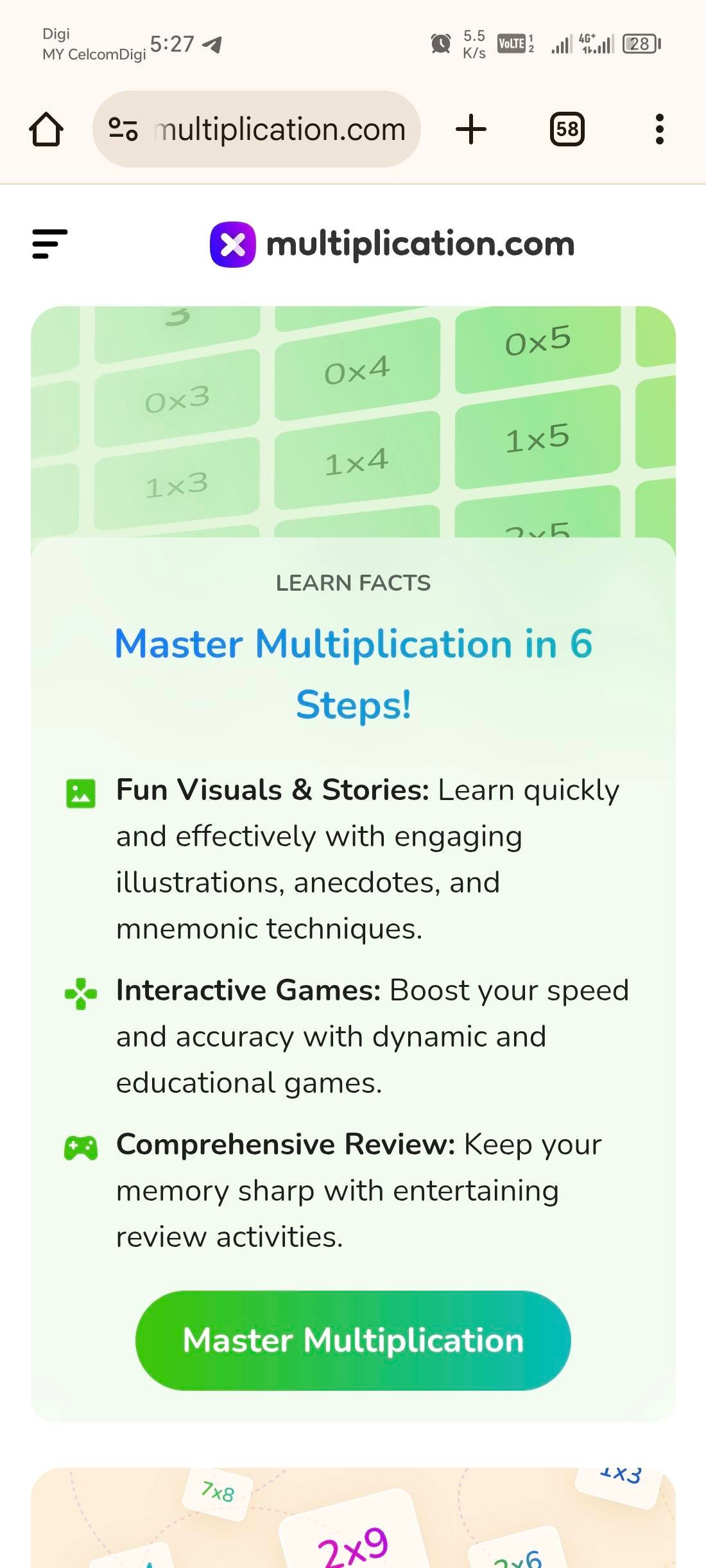 multiplication-website