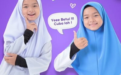 Tudung sekolah anak susah nak urus dan tak terbentuk kemas?