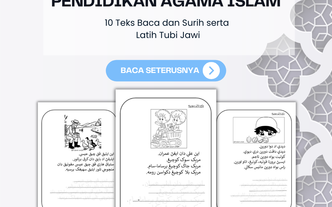 10 Teks Baca dan Surih serta Latih Tubi Jawi