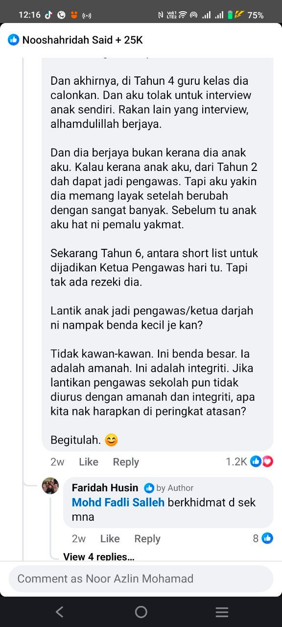 Memang nampak perubahan anak tu ikut apa yang aku nasihatkan. Memang nampak perubahan anak tu ikut apa yang aku nasihatkan.