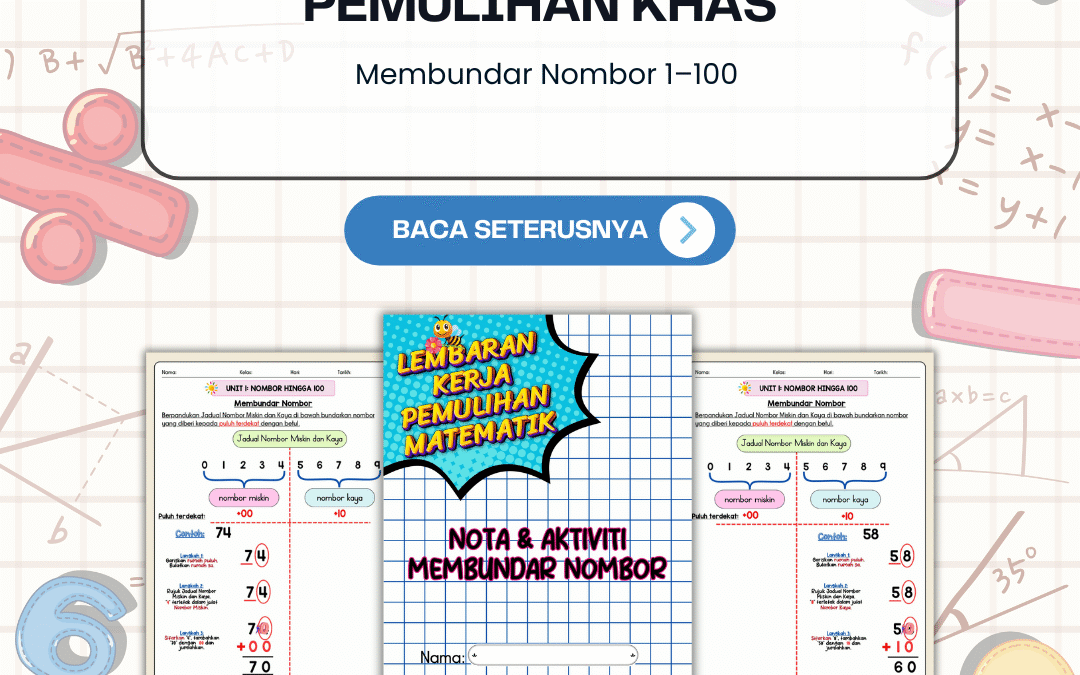 Bahan Pemulihan: Membundar Nombor 1–100