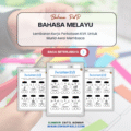 Lembaran kerja perkataan KVK aktiviti susun huruf untuk murid awal membaca