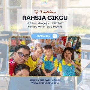 Cikgu garang mengajar dengan ikhlas di dalam kelas, murid mendengar dengan hormat