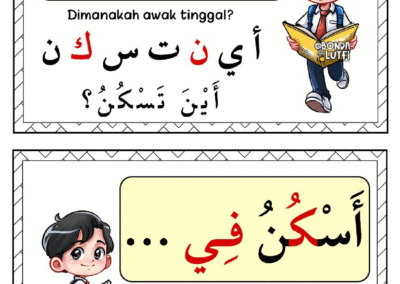 Dialog ringkas dalam nota Bahasa Arab Tahun 1