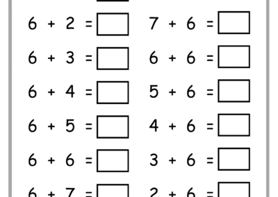 Page 17 of Addition Practice Worksheets – single-digit addition for early learners