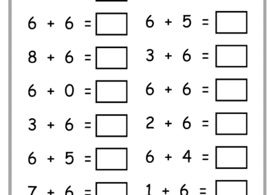 Page 19 of Addition Practice Worksheets – single-digit addition for early learners