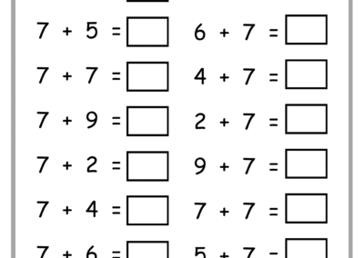 Page 21 of Addition Practice Worksheets – single-digit addition for early learners