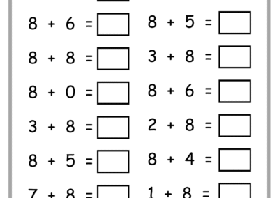 Page 25 of Addition Practice Worksheets – single-digit addition for early learners