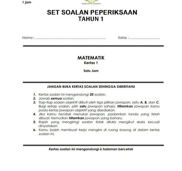 Latihan Exam Anak Lebih Yakin Dengan Soalan Peperiksaan