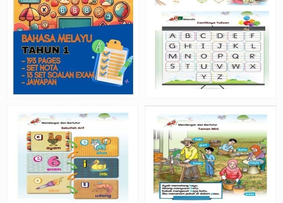 Latihan Exam Anak Lebih Teratur Dengan Set Nota & Soalan
