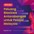 poster promosi biasiswa antarabangsa dari laman KPT