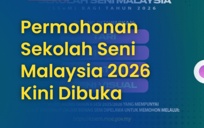 Permohonan Sekolah Seni Malaysia 2026 Kini Dibuka