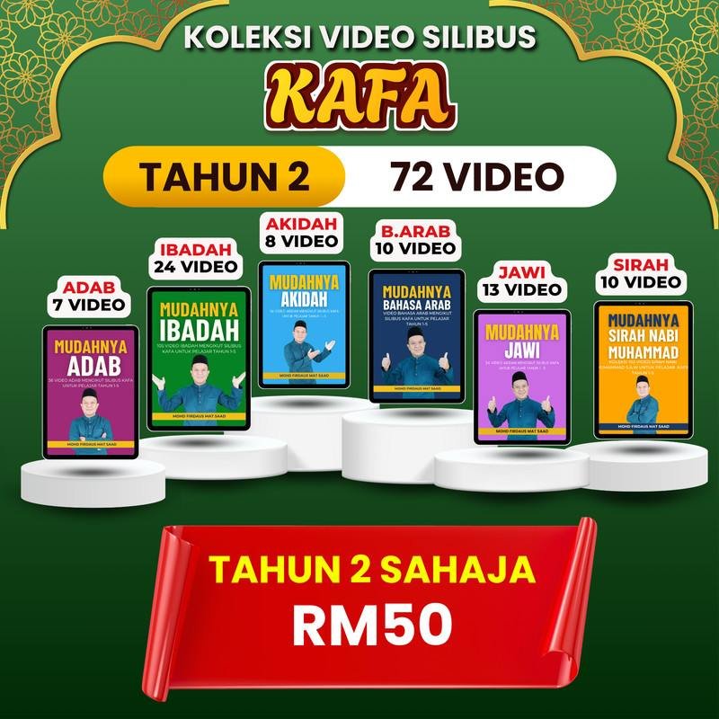 Poster promosi Video KAFA Tahun 2 – bantu anak mendalami asas ilmu KAFA secara visual