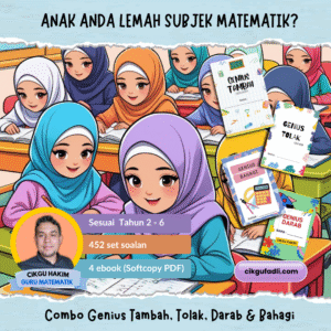 Poster promosi Combo Genius Operasi Asas Matematik
