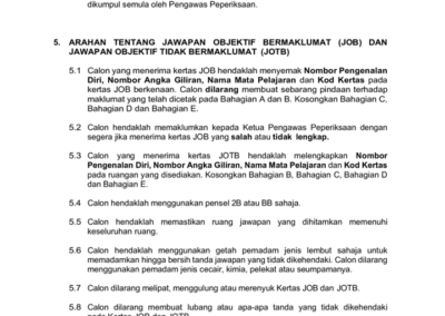 Tarikh peperiksaan penuh yang dikeluarkan Lembaga Peperiksaan